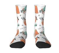 EdsfFehs Comfortable Breathable Brown Sloth Print Socks For Men And Women,Daily Wear And Sports