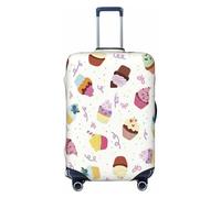 EdsfFehs Delicious Cupcakes Print Luggage Cover,Fashion Suitcase Protector Washable Scratch Resistant