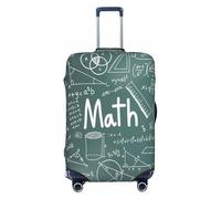 EdsfFehs Formulas Shapes Theory Math Lesson Word Print Suitcase Cover,Washable Lightweight Fashion for Easy Identification