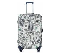EdsfFehs Funny Dollar Money Print Suitcase Cover,Washable Lightweight Fashion for Easy Identification