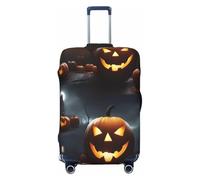 EdsfFehs Halloween Pumpkin Print Suitcase Cover,Washable Lightweight Fashion for Easy Identification