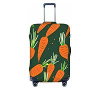 EdsfFehs Happy Carrot Print Suitcase Cover,Washable Lightweight Fashion for Easy Identification