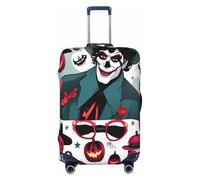 EdsfFehs Happy Halloween Day 1 Print Luggage Cover,Fashion Suitcase Protector Washable Scratch Resistant