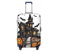 EdsfFehs Happy-Halloween-Vector Print Luggage Cover,Fashion Suitcase Protector Washable Scratch Resistant