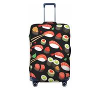 EdsfFehs Japanese Sushi Shrimp Print Luggage Cover,Fashion Suitcase Protector Washable Scratch Resistant