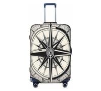 EdsfFehs Law of The Compass Navigation 1 Print Luggage Cover,Fashion Suitcase Protector Washable Scratch Resistant