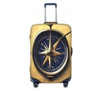 EdsfFehs Law of The Compass Navigation Print Luggage Cover,Fashion Suitcase Protector Washable Scratch Resistant
