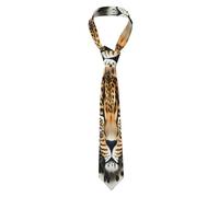 EdsfFehs Men's Animal Leopard Print Necktie，Great for wedding, business, party, work, daily dress, graduation, etc.
