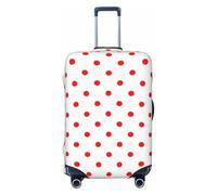 EdsfFehs Polka Dot. Print Suitcase Cover,Washable Lightweight Fashion for Easy Identification