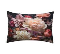 EdsfFehs Trendy Soft Beautiful Flowers 1 Print Pillowcase 30 X 45 Cm,Throw Cushion Cover With Hidden Zipper