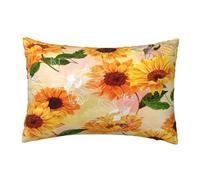 EdsfFehs Trendy Soft Beautiful Sunflower Print Pillowcase 30 X 45 Cm,Throw Cushion Cover With Hidden Zipper
