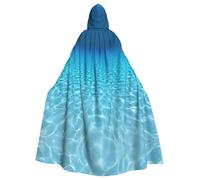 EdsfFehs Unisex Adult Tranquil Underwater Scenery Print Hooded Cloak,Full Length Cape,Carnival Cosplay Costumes Accessory