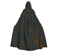 EdsfFehs Unisex Programming Code 1 Print Hooded Halloween Cloak,Cosplay Costume For Party,Carnival,Theme Events