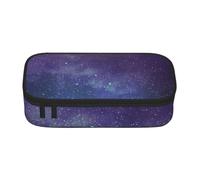 EdsfFehs Universe with Stars Galaxy Interstellar Print Pencil Case,Large Capacity Zipper Stationery Organizer