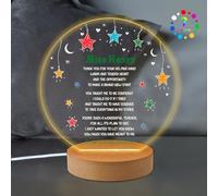 EDSG Persoanlised Teacher Gifts for Women Men 7 Colors Night Light Thank You Teacher Gifts Light Up Night Light Thank You Best Teacher Gifts for Nursery End of Term Gifts (Design 4)