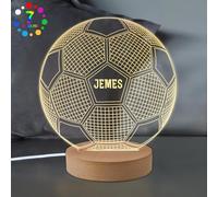 EDSG Personalised Football Night Light Gifts for Boys LED Night Lights for Kids Son Grandson Him Nephew Gifts for Birthday Christening Christmas (Style 5)