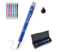 EDSG Personalised Pen for Dad Gifts for Fathers Day Custom Ballpoint Pens Daddy Gifts Pen Engraving Pens Gift with Any Text for Dad Daddy Father Grandad (RoyalBlue)
