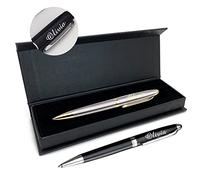 EDSG Personalised Pen for Men Women Personalised Gift for Him Husband Daddy Grandad Personalised Gifts for Woman Nanny Daughter Granddaughter Birthday Christmas Thank You Gift in Gift Box (Black)