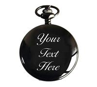 EDSG Personalised Pocket Watch | Engraved Watch | Custom Gift for Dad Daddy Father Boyfriend Husband Uncle Usher Best Man Grooms Stepfather Grandad Fathers Day Gift with Box