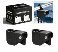 EDSRDPLT Boat Fender Clips 2 Pack, Quick Release Adjustable Boat Fender Hanger for Rails and Cleats, Boat Bumper Holder Adjuster for Pontoon and Dock Protection