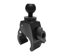 EDSRDPLT Mount Clamp Base with 1-Inch / 25mm Ball, Fits 0.63" to 1.5" Rails/Post/Pole/Handlebar, Compatible with RAM B Size Double Socket Arms, All Industry Standard 1 inch mounts