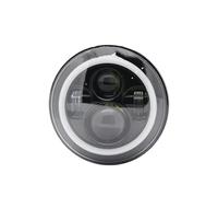 EDSXWUN Car Headlight Assembly Compatible With Land For Rover For Defender 90 1994 1995 For Range For Rover 1995 Angel Eye DRL Headlights Accessories Parts Repair