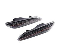 EDSXWUN Car Turn Flash Lamp Compatible With Lancia For Ypsilon 2011-2021 For Delta MK III 2008 2009 2010 2011-2014 Clear Lens Indicator Side Repeater Light 60686516 60686517