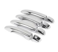 EDSXWUN Door Handle Cover Compatible with for Accord 10th 2018-2021 Car Sticker Carbon Fiber Style Silver Exterior Door Handle Moulding Cover Trim Decor Accessories