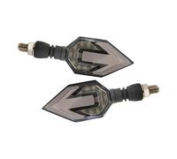 EDSXWUN Motorcycle Indicators 2PCS Universal Motorcycle Turn Signals Light 12v IP68 Tail Arrow Lights Blue Yellow Rear Accessories Turn Signal Indicator