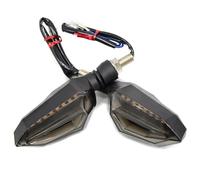 EDSXWUN Motorcycle Indicators Compatible With For YZF600R Thundercat For YZFR6 For TRX850 For YZ600 For MT10 Motorcycle Turn Signal Lights Indicator Amber Blinker