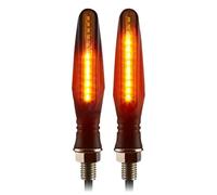 EDSXWUN Motorcycle Indicators Universal Motorcycle Turn Signal Light E11 For Mark Built For Relay 335SMD Turn Signals Indicator Flashing Light Blinker Universal M10 For Bolt