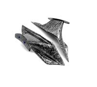 EDSXWUN Motorcycle Wind Wing Compatible With CBR650R 2019 2020 2021 2022 2023 2pcs Motorcycle Side Spoilers Front Light Cowl Side Winglet Wind Fin Spoiler Trim Cover