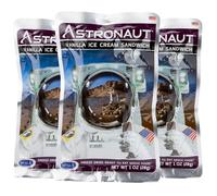 Edu-Sci Astronaut Food (Vanilla Ice Cream Sandwich 3 Pack)