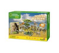 Edu Sci National Geographic African Wildlife 3D Jigsaw Puzzle