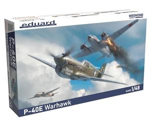 Edualdo 1/48 Weekend Edition P-40E Warhawk Plastic Model EDU84207 (Airplane)