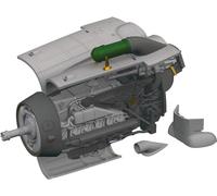 Eduard Brassin 672352 1:72 Messerschmitt Bf-109G-6 engine