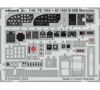 EDUARD 1/48 B-26B Marauder Cockpit interior FE1454 ZOOM details set For ICM kit