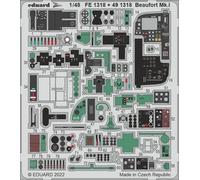 EDUARD 1/48 ETCHED DETAILS BEAUFORT Mk.1 491318 (for ICM kit)