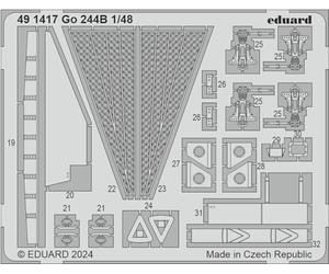 Eduard 1/48 Gotha Go244B Engraved part (for ICM) Plastic model part EDU491417