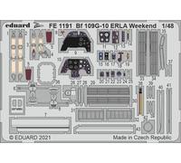 EDUARD 1/48 Messerschmitt Bf 109G-10 ERLA Weekend FE1191 details for Eduard kit.