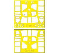 Eduard 1/48 MH-60L T-Face Double-Sided Paint Mask Seal (for ICM) Masking Sheet for Plastic Models EDUEX1107 (Airplane)