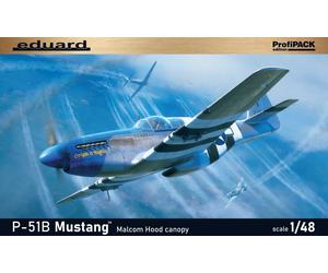 Eduard 1/48 North-American P-51B Mustang with the Malcolm Hood Canopy ProfiPA...