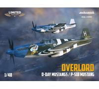 EDUARD 1/48 OVERLORD: D-DAY MUSTANGS P-51B Ltd Edition 11181 Dual Combo (2 kits)