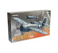 Eduard 11166 1:48th scale Midway Dual Combo (F4F-3, F4F-4) Limited Edition