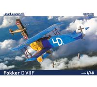 Eduard 1:48 Scale Plastic Kits World War 1 Fokker D. VIIF Weekend Edition - 8483