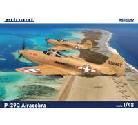 Eduard 1:48 Scale WWII Bell P-39Q Airacobra Weekend Edition Plastic Kit - 8470