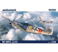 Eduard 1:48 Scale WWII Messerschmitt Bf 109G-6/AS Weekend Edition Kit - 84169