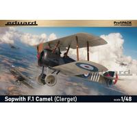 Eduard 82172 1:48th scale Sopwith F.1 Camel (Clerget) ProfiPACK Edition