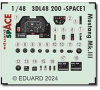 Eduard 1/48 Space Mustang Mk.III Kit with 3D Decals & Photo-Etched Details by Eduard