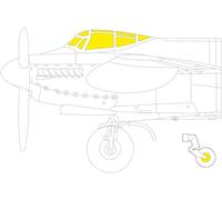 Eduard 1/72 De Haviland Mosquito B Mk.XVI Paint Mask Seal (For Airfix) Masking Sticker for Plastic Models EDUCX618